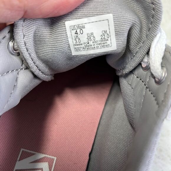 Vans Gray with Cloud And Pastel Rainbow Missy 4 - Picture 3 of 8